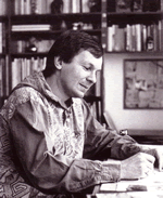 Georg Bydlinski am Schreibtisch